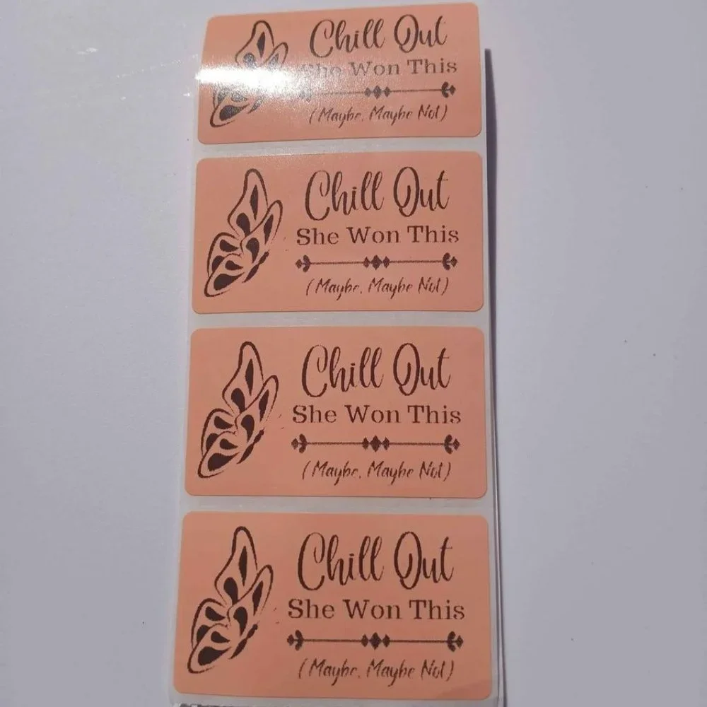 💙100 Chill Out- Shipping Labels Thermal Packaging Stickers 2.25